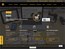 Tablet Screenshot of hdc-uk.com
